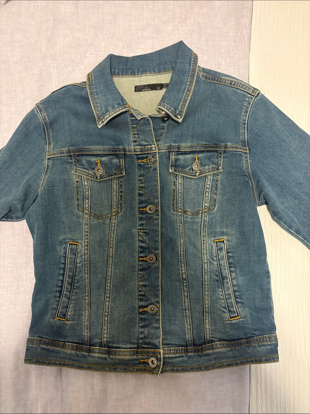 Prana Blue Denim Jean Jacket - Women